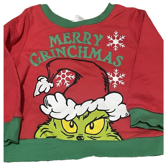 Merry Grinchmas Infant Girls 12m Tutu Christmas Outfit - Picture 2 of 3